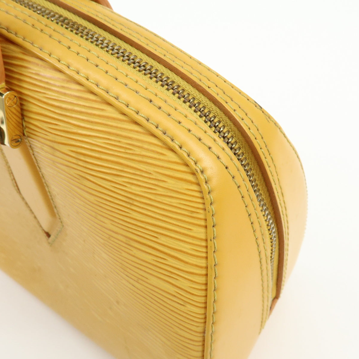 Louis Vuitton Jasmin Epi Leather, Yellow, Leather, Handbag