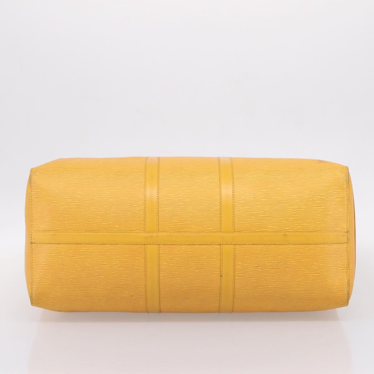 Louis Vuitton Keepall Epi Leather, Yellow, Leather, Travel Bag