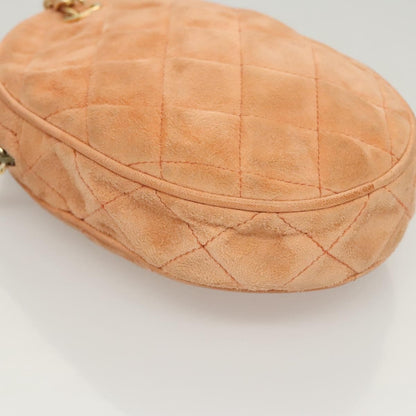 Chanel Vintage Clutch Suede, Orange, Suede, Clutch