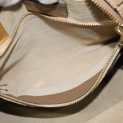 Chloe Hailey Leather, Beige, Leather, Handbag