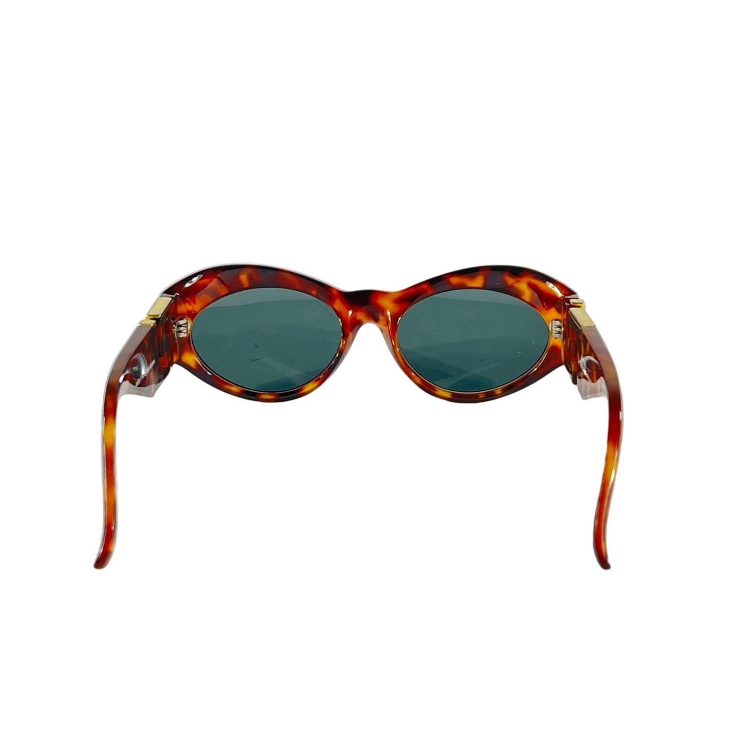 Gianni Versace Greek Key Sunglasses Tortoise