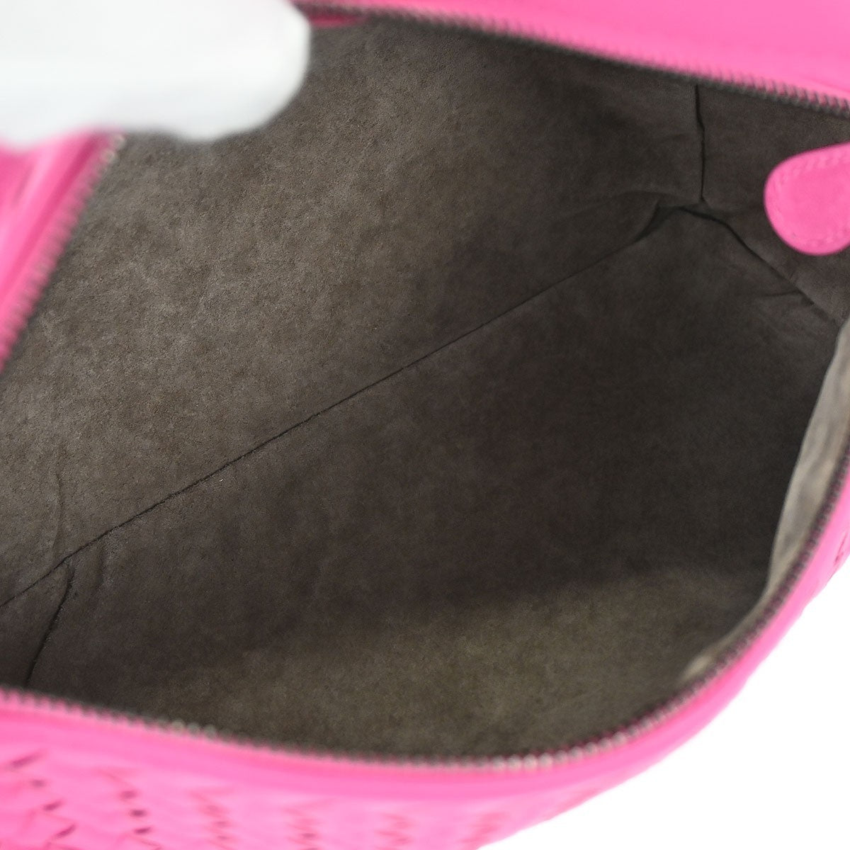 Bottega Veneta Intrecciato Leather, Pink, Leather, Handbag