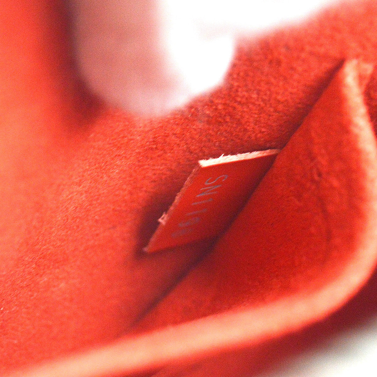 Louis Vuitton Alma Epi Leather, Red, Leather, Handbag