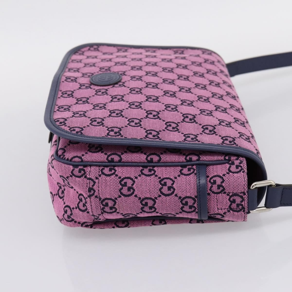 Gucci Children's Messenger GG Canvas, Pink, Canvas, Handbag