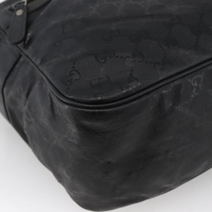 Gucci Zip Messenger GG Imprime, Black, Canvas, Shoulder Bag