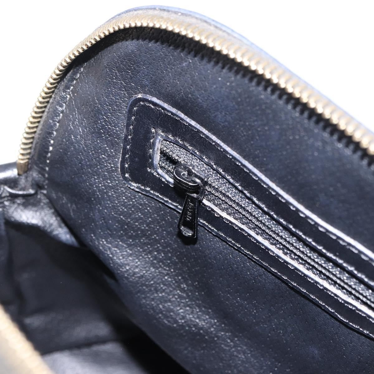 Celine Macadam Toile Triomphe, Black, Canvas, Handbag