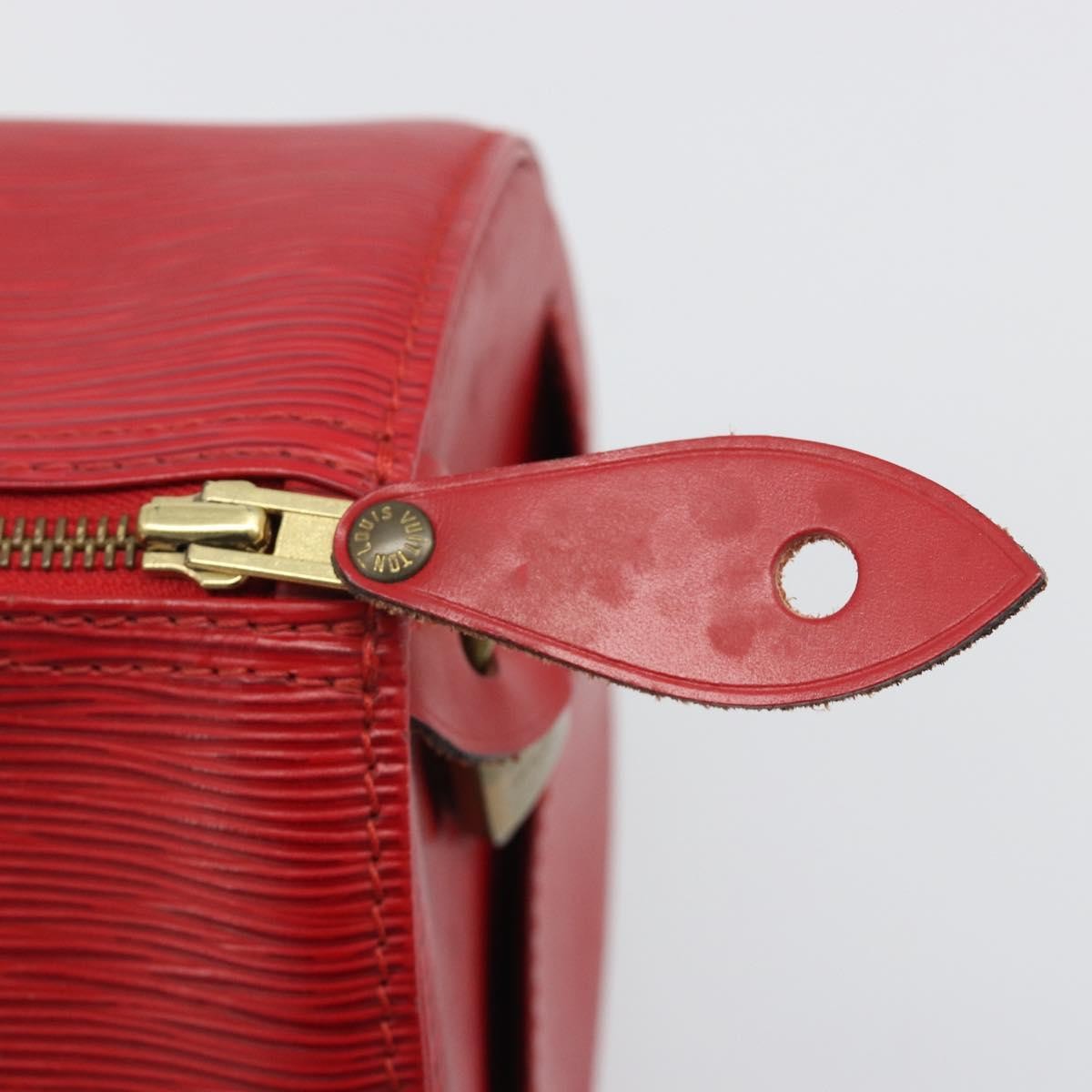 Louis Vuitton Speedy Epi Leather, Red, Leather, Handbag