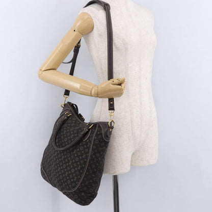 Louis Vuitton Angele Mini Lin, Brown, Canvas, Handbag