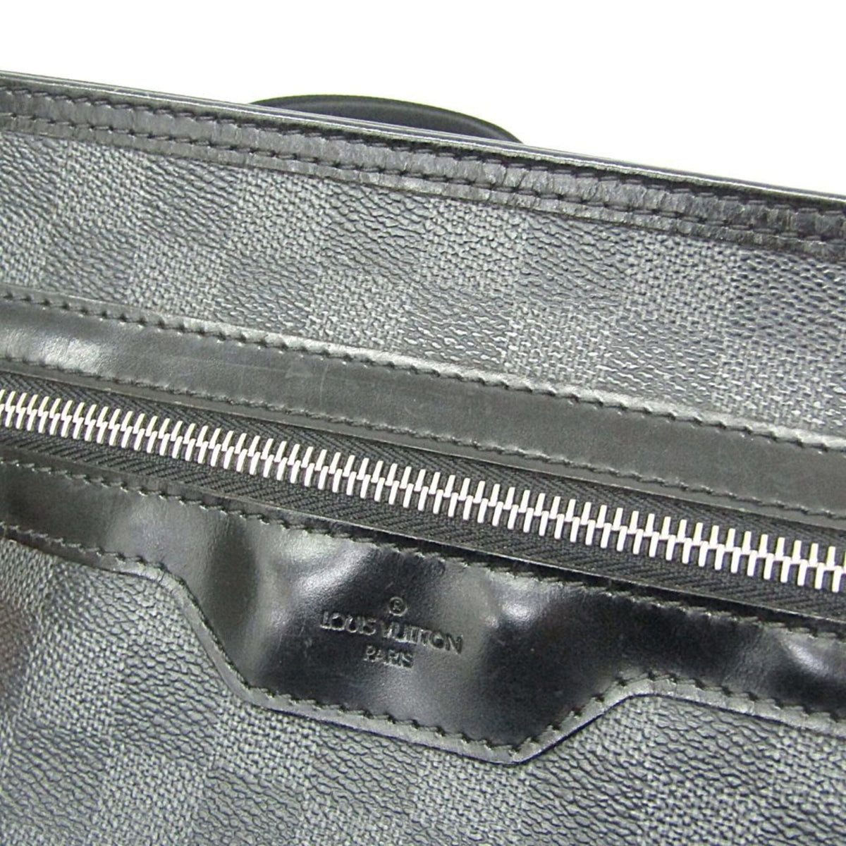 Louis Vuitton Thomas Damier Graphite, Black, Canvas, Shoulder Bag