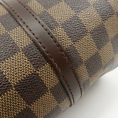 Louis Vuitton Papillon Damier Ebene, Brown, Canvas, Handbag