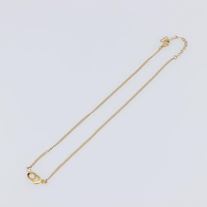 Christian Dior Clair D Lune Pendant Metal with Crystals, Gold, Metal, Necklace