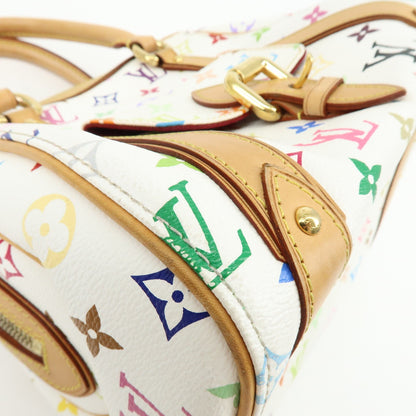 Louis Vuitton Priscilla Monogram Multicolor, White, Canvas, Handbag