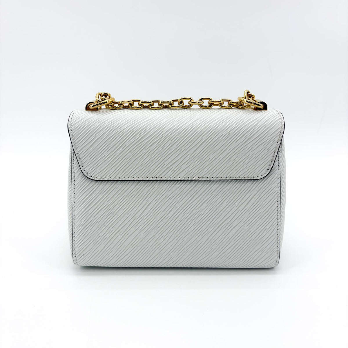 Louis Vuitton Twist Epi Leather, White, Leather, Shoulder Bag