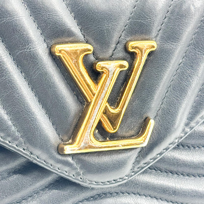 Louis Vuitton New Wave Multi Pochette Quilted Leather, Black, Leather, Clutch