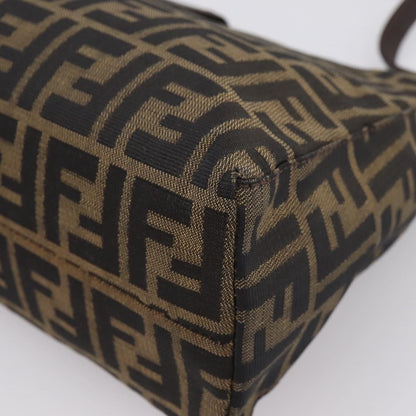 Fendi Mamma Baguette Shoulder Bag Zucca Canvas, Black, Canvas, Handbag