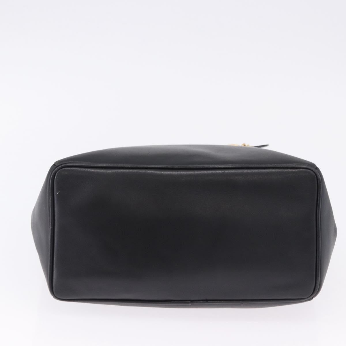Christian Dior Vintage Lady Dior Leather, Black, Leather, Handbag