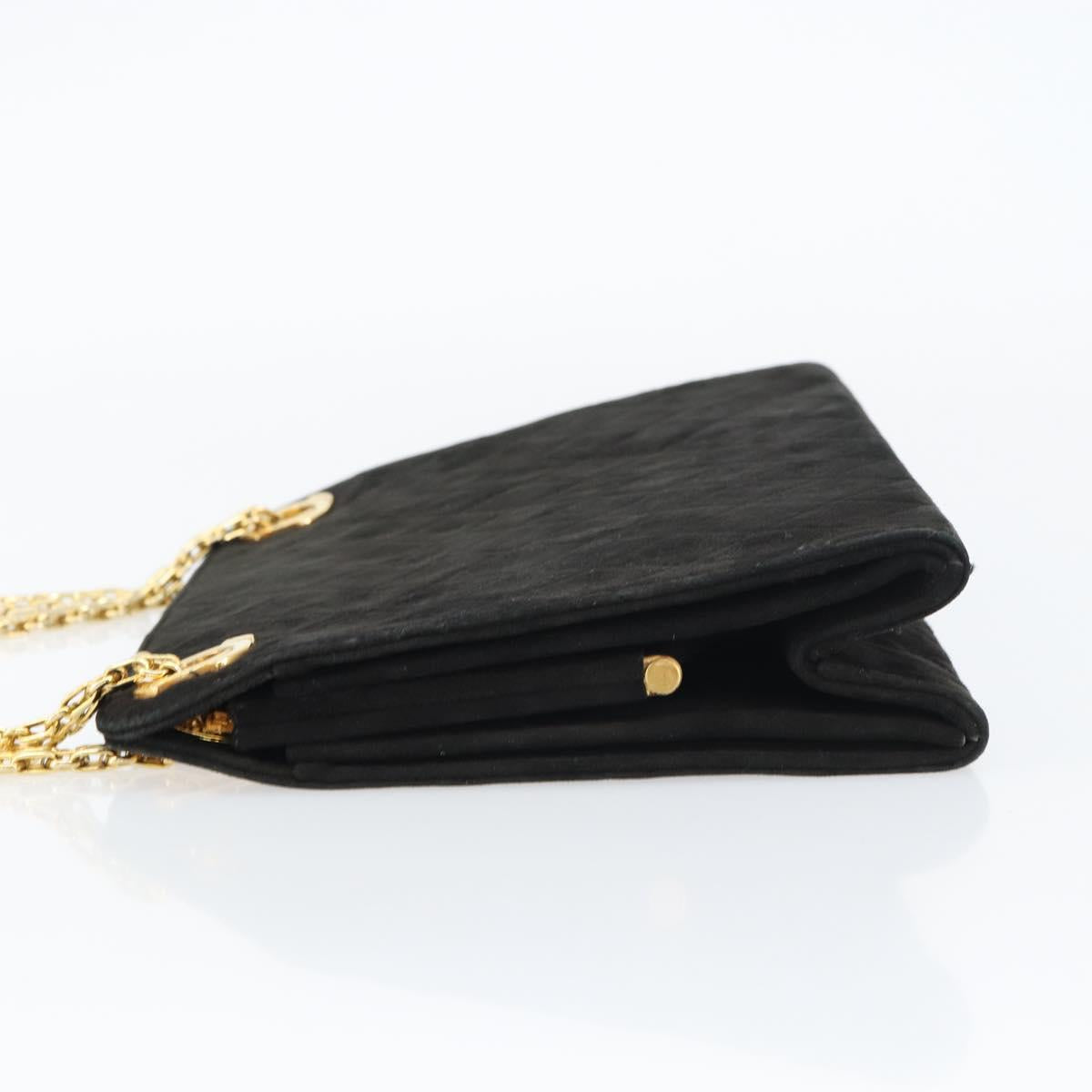 Chanel Matelasse Chain Shoulder Bag Suede, BLACK, SUEDE, Shoulder bag