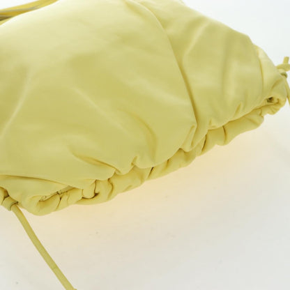 Bottega Veneta The Fringe Leather, Yellow, Leather, Clutch