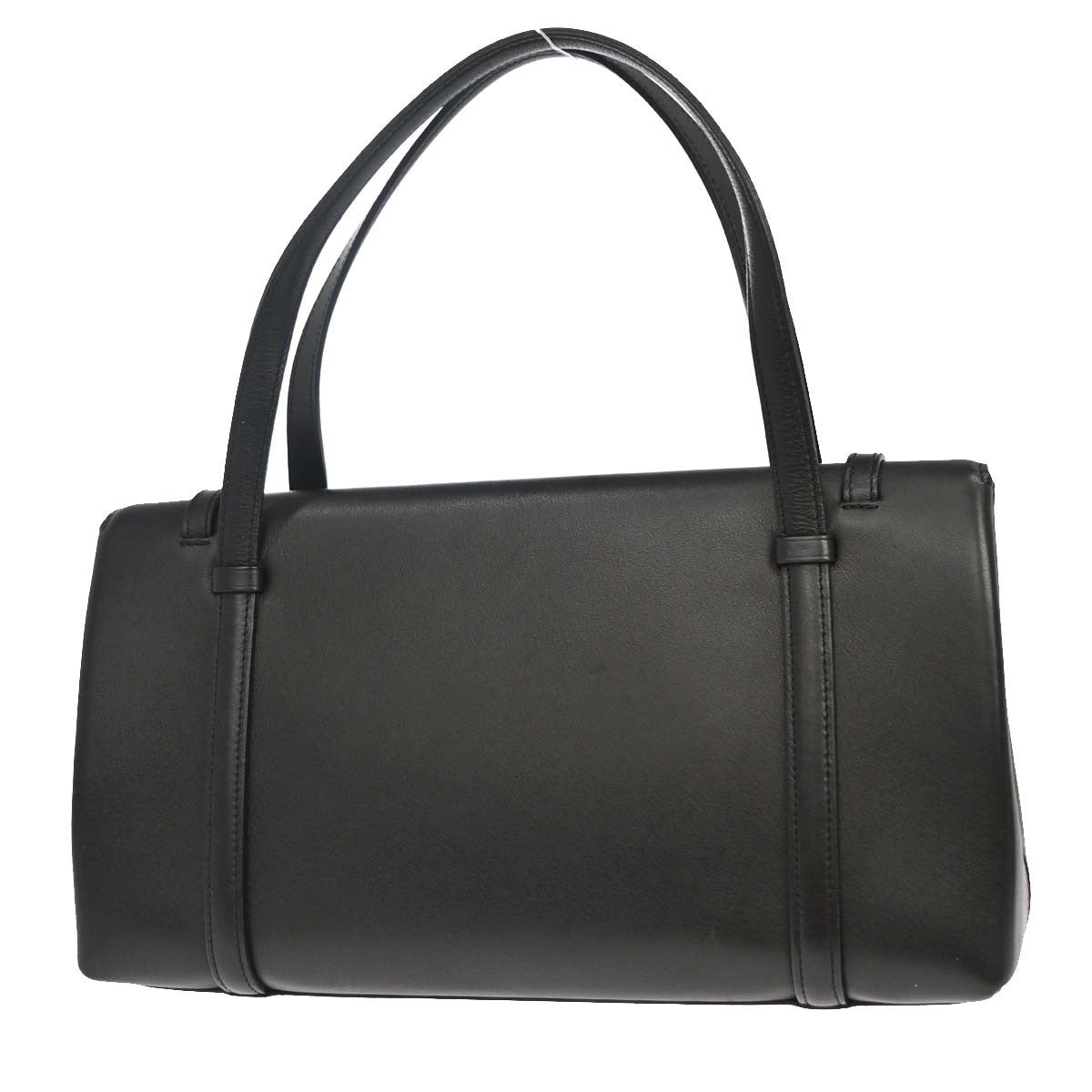 Cartier Cabochon Leather, Black, Leather, Handbag