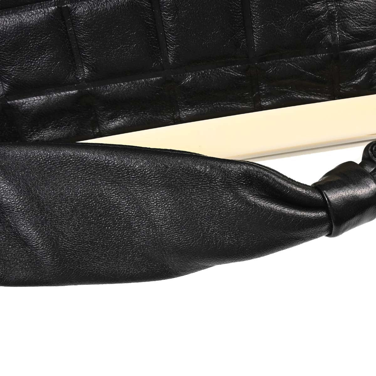 Chanel Chocolate Bar Frame Quilted Lambskin, Black, Leather, Shoulder Bag