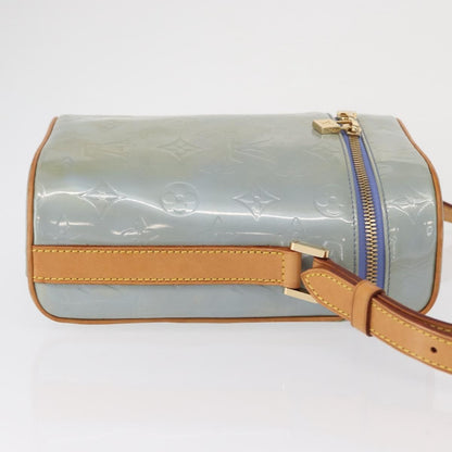 Louis Vuitton Sullivan Monogram Vernis, Blue, Patent Leather, Shoulder Bag