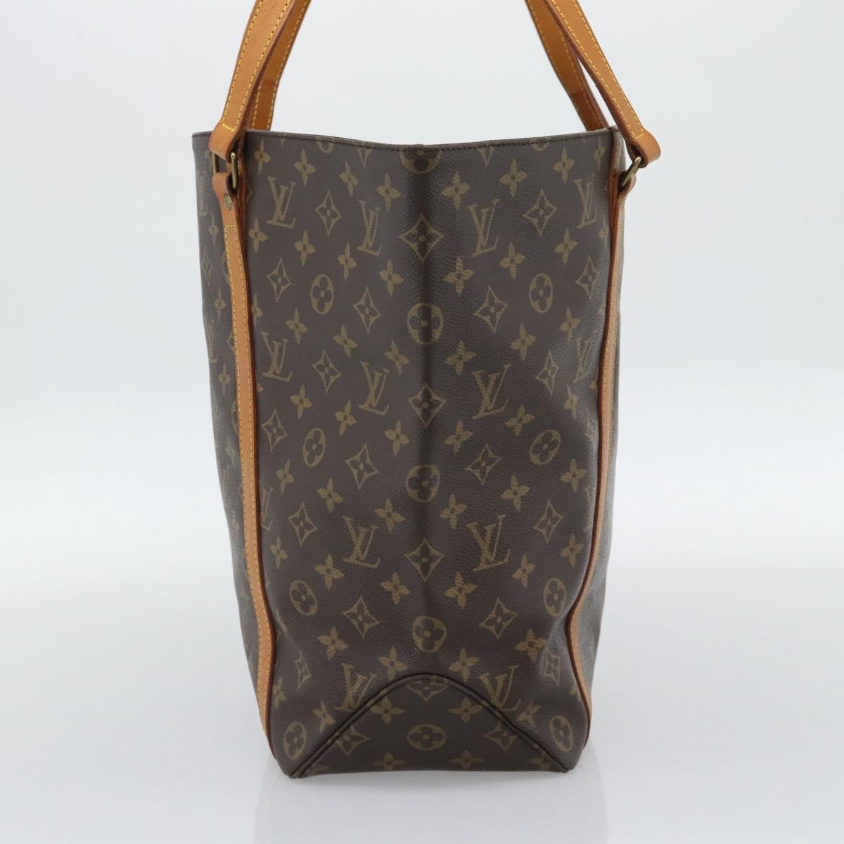 Louis Vuitton Shopping Sac Monogram Canvas, Brown, Canvas, Handbag