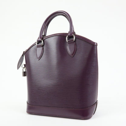 Louis Vuitton Lockit Epi Leather, Purple, Leather, Handbag
