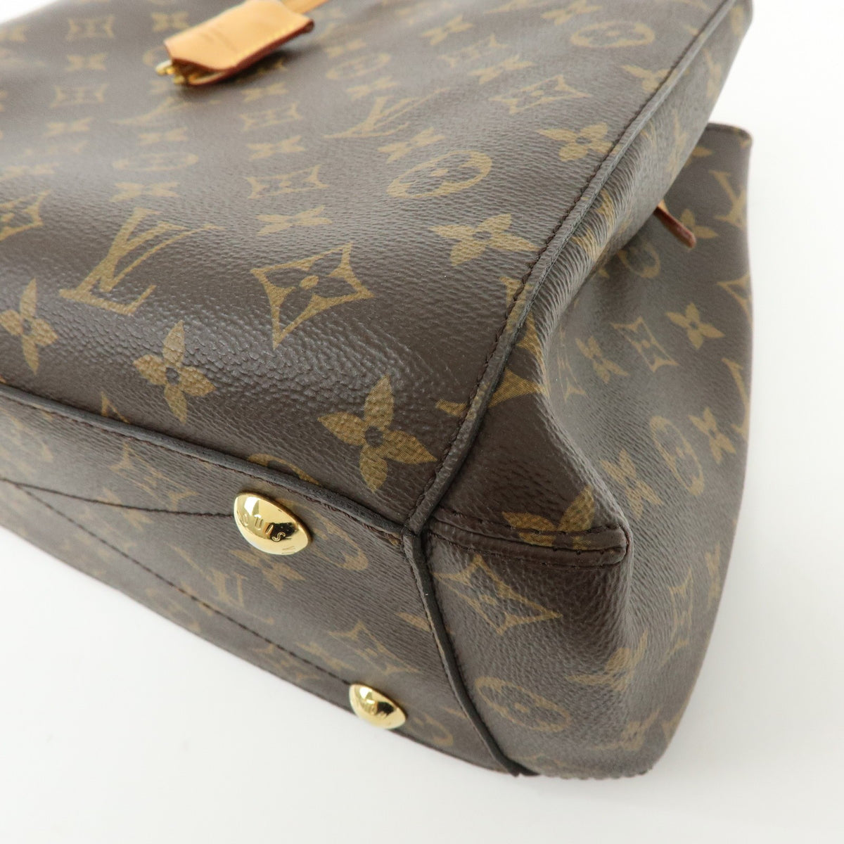 Louis Vuitton Montaigne Monogram Canvas, Brown, Canvas, Handbag