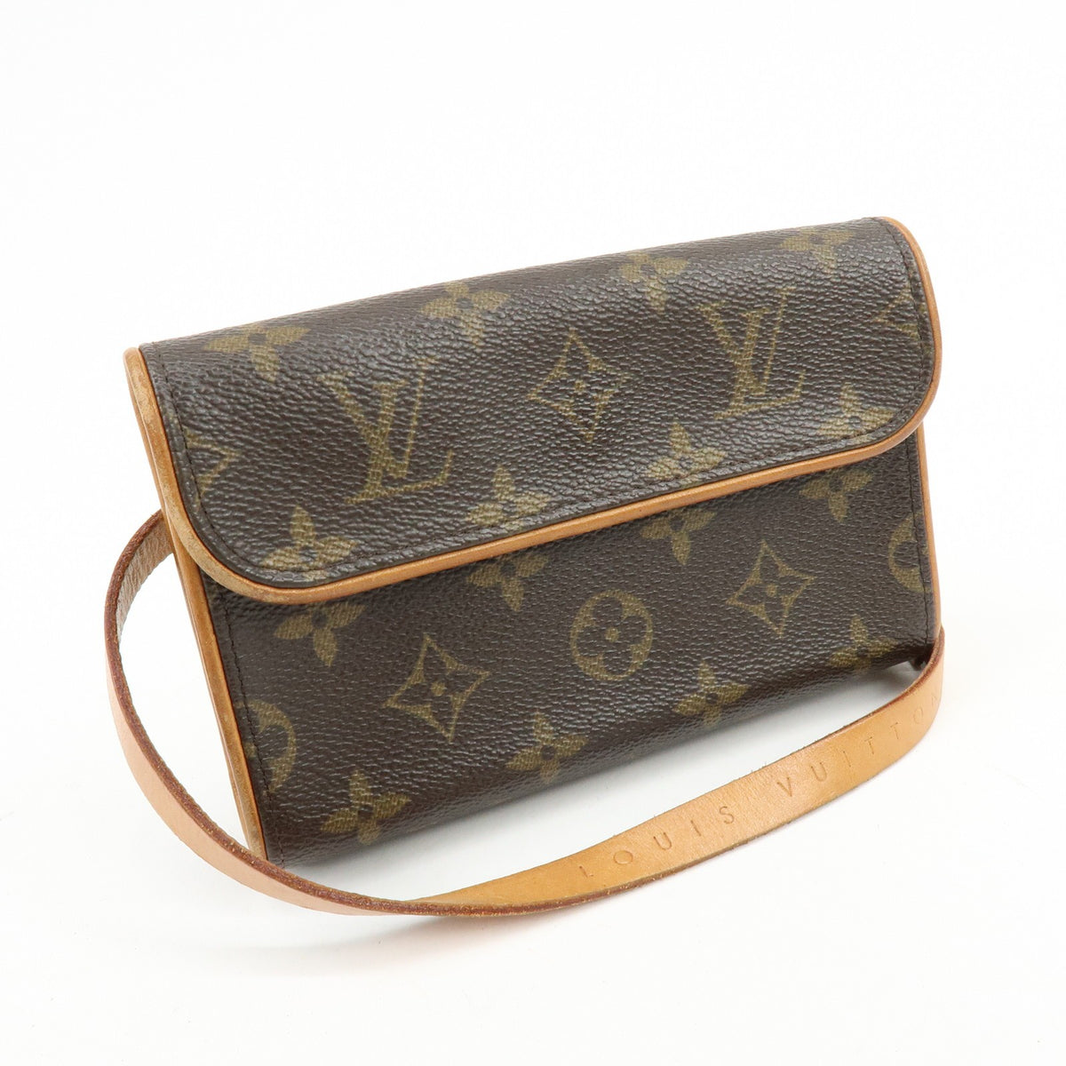 Louis Vuitton Florentine Waist Monogram Canvas, Brown, Canvas, Handbag