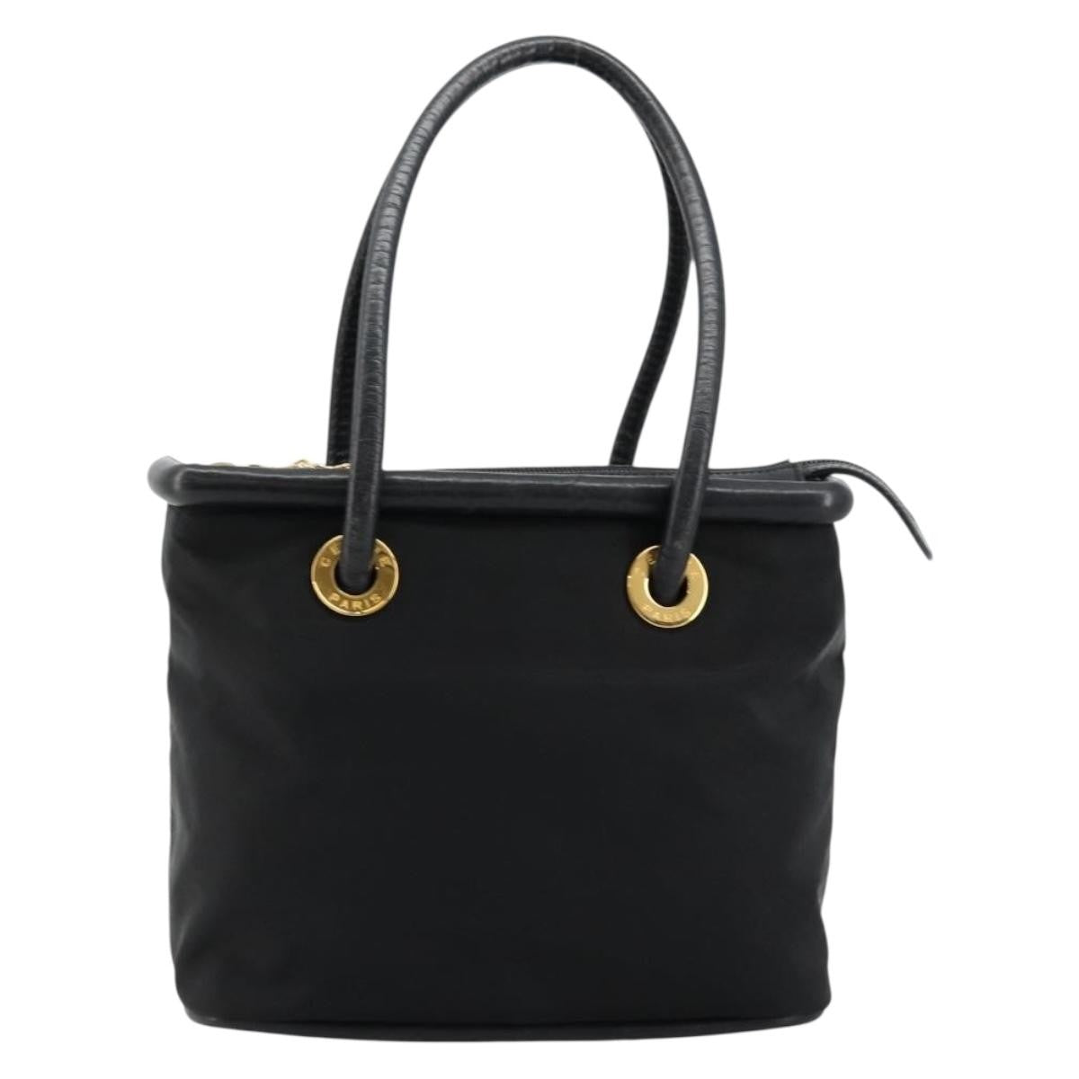 Celine Handbag Nylon, Black, Nylon, Handbag