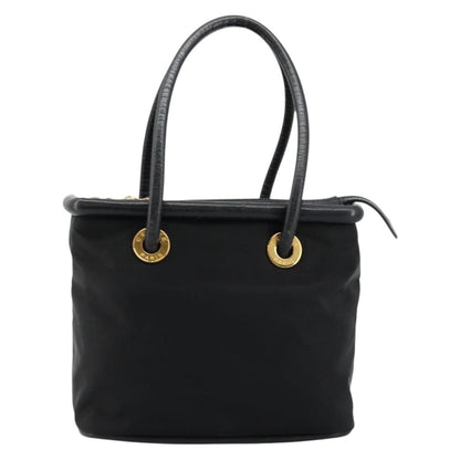 Celine Handbag Nylon, Black, Nylon, Handbag