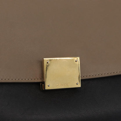 Celine Trapeze Leather with Suede, Multicolour, Leather, Handbag