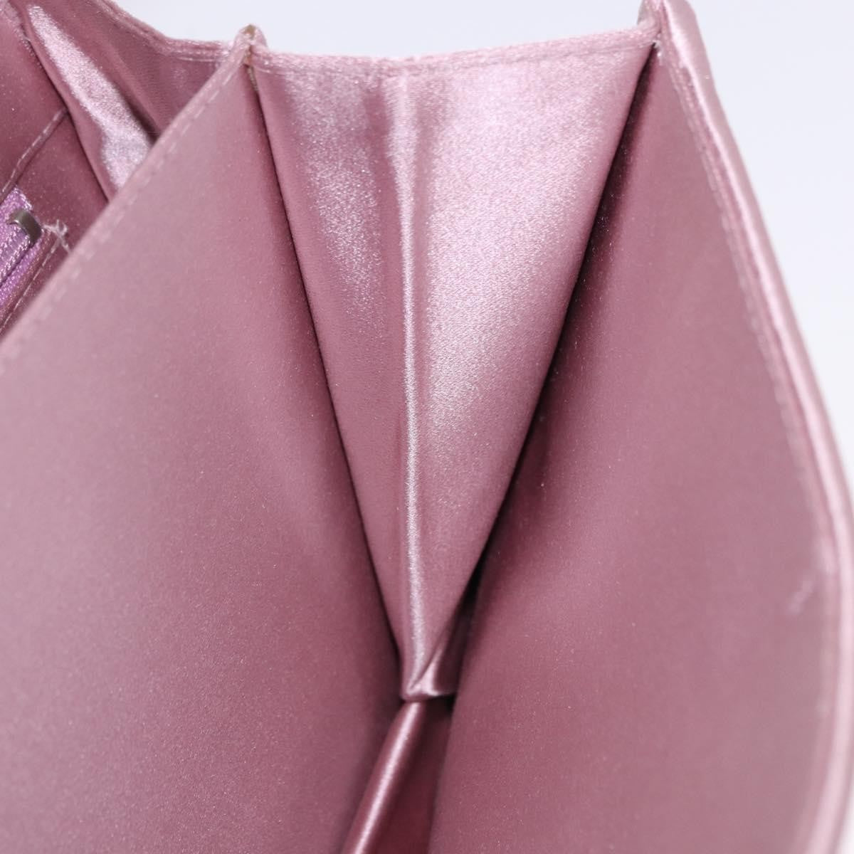 Bottega Veneta Flap Intrecciato Satin, Pink, Satin, Shoulder Bag