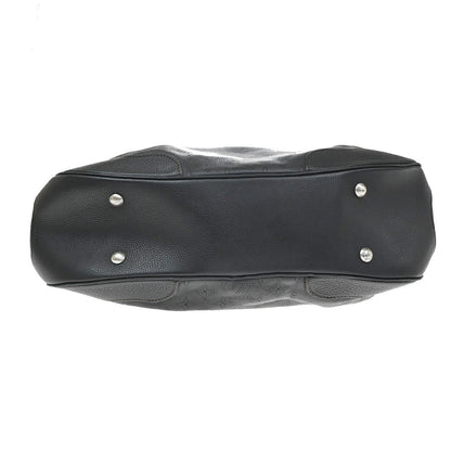 Louis Vuitton Solar Mahina Leather, Black, Leather, Handbag