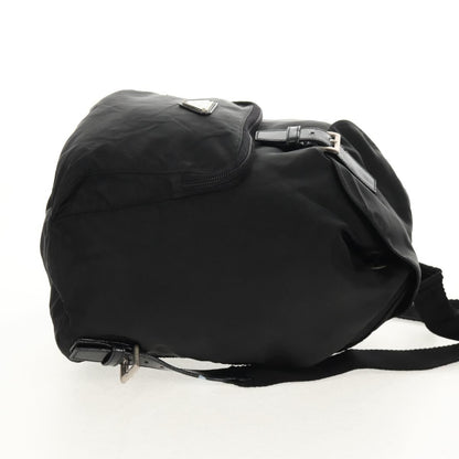 Prada Front Pocket Tessuto, Black, Nylon, Backpack