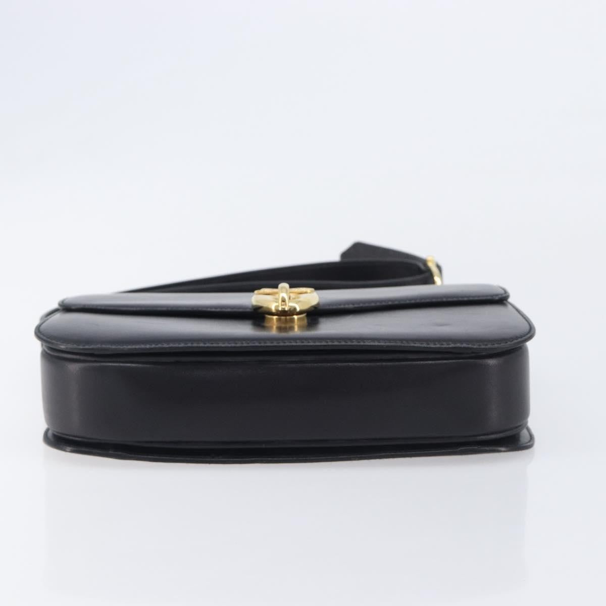 Celine Horse Carriage Leather, Black, Leather, Shoulder Bag