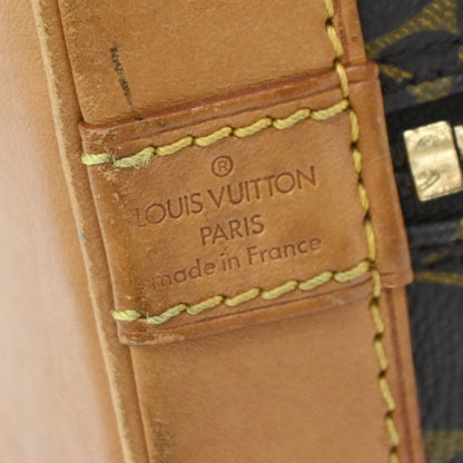 Louis Vuitton Alma Monogram Canvas, Brown, Canvas, Handbag