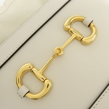 Gucci Horsebit 1955 Bucket Leather, Beige, Leather, Handbag