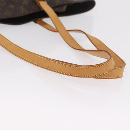 Louis Vuitton Shopping Sac Monogram Canvas, Brown, Canvas, Handbag