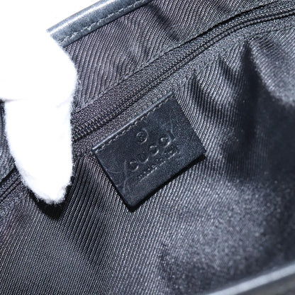 Gucci Jackie O Hobo GG Canvas with Leather, Black, Canvas, Shoulder Bag