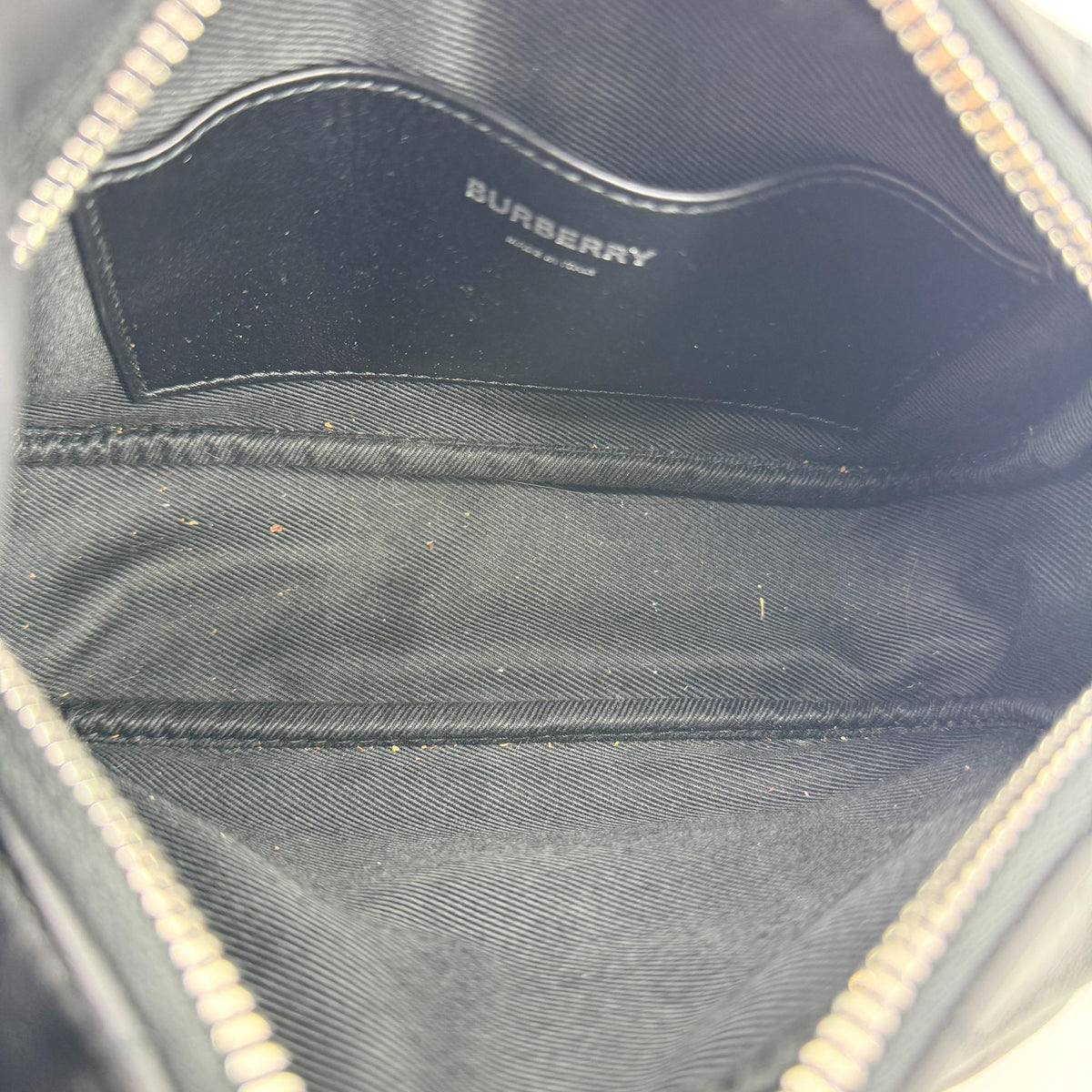 Burberry Lola Camera Quilted Leather, Black, Leather, Shoulder Bag