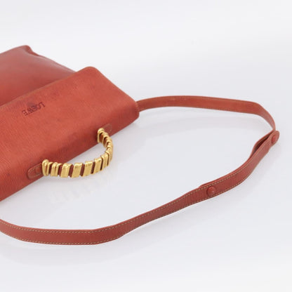 Loewe Vintage Velazquez Top Handle Leather, Orange, Leather, Handbag