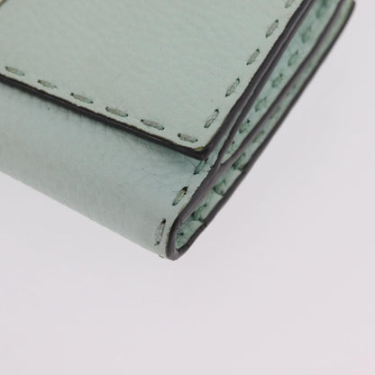 Fendi Selleria Peekaboo Leather, Green, Leather, Wallet