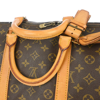 Louis Vuitton Keepall Monogram, Brown, Canvas, Travel Bag