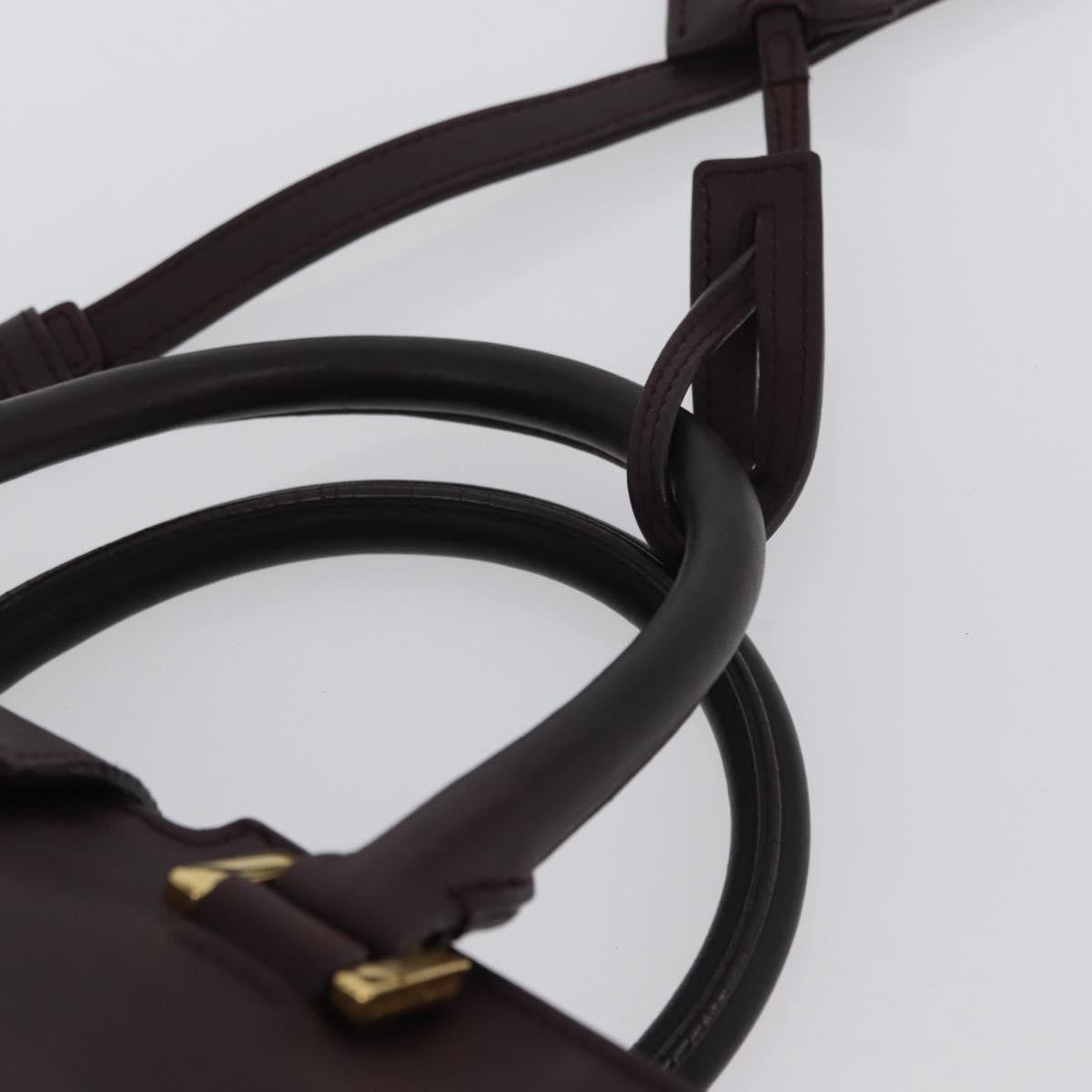 Saint Laurent Classic Y Cabas Leather, Purple, Leather, Tote Bag