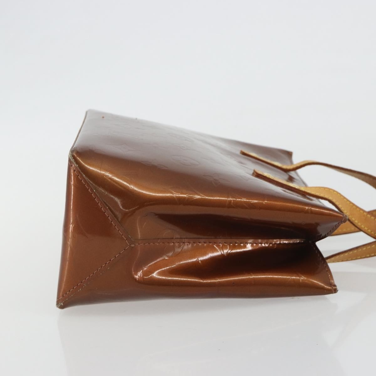 Louis Vuitton Reade Monogram Vernis, Brown, Patent Leather, Handbag