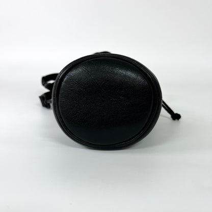 Balenciaga Weekend Bottle Holder Bag Leather, Black, Leather, Shoulder Bag