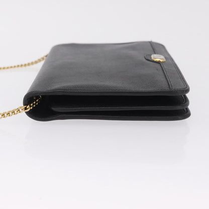 Christian Dior Vintage Honeycomb Canvas, Black, Leather, Shoulder Bag