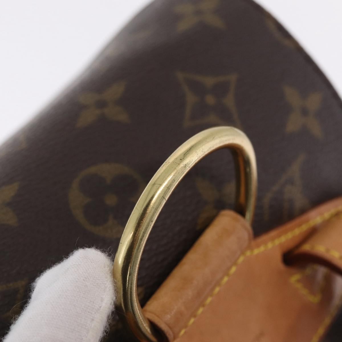 Louis Vuitton Vintage Montsouris Monogram Canvas, Brown, Canvas, Backpack