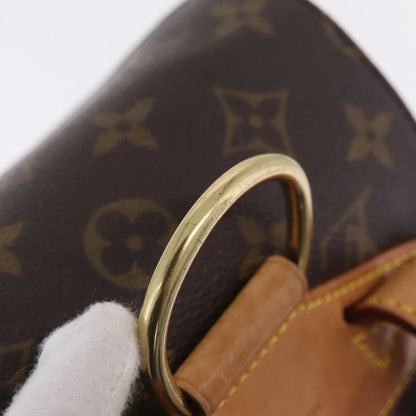 Louis Vuitton Vintage Montsouris Monogram Canvas, Brown, Canvas, Backpack